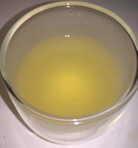 Sencha Overture tea liquor