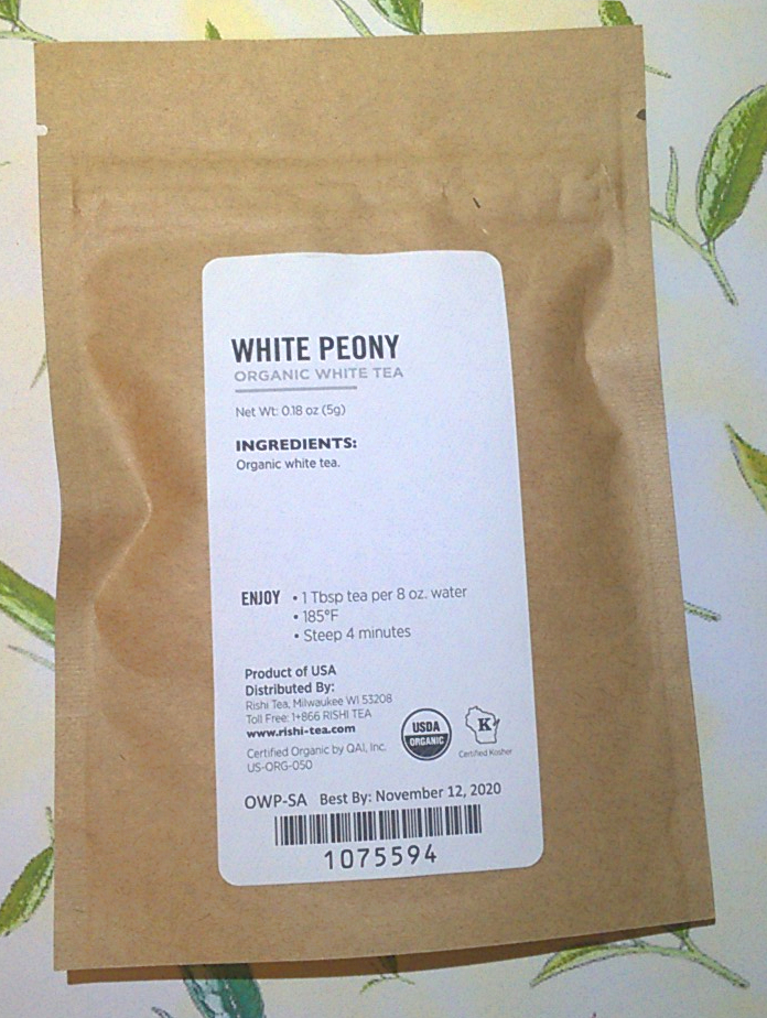 White Peony from Rishi Package